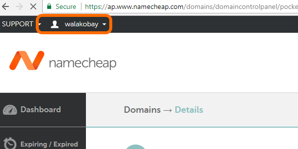 redirect domain to webdrop